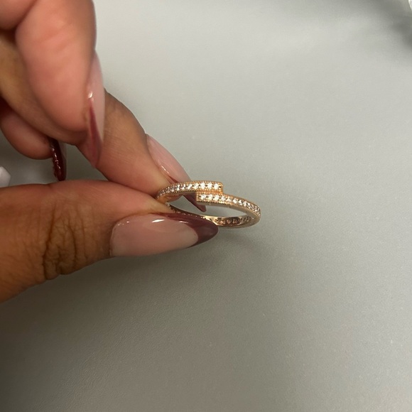 Rose gold ring size 56 (7.5) - Picture 1 of 6